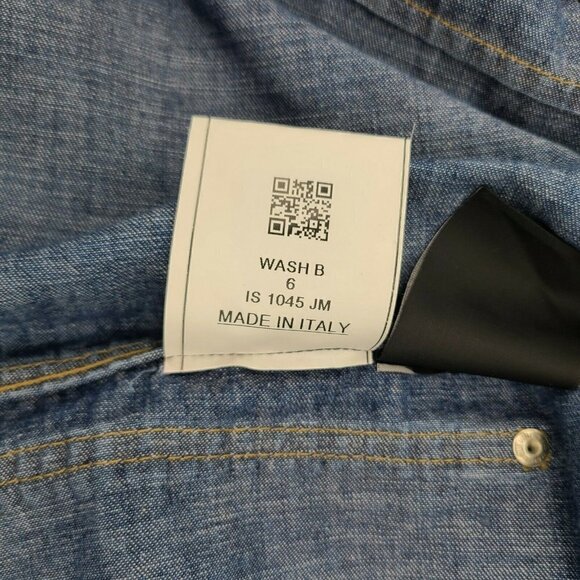 New ISKO Real Deal Denim Jean Chore Jacket Mens M? Button Front - Picture 8 of 8